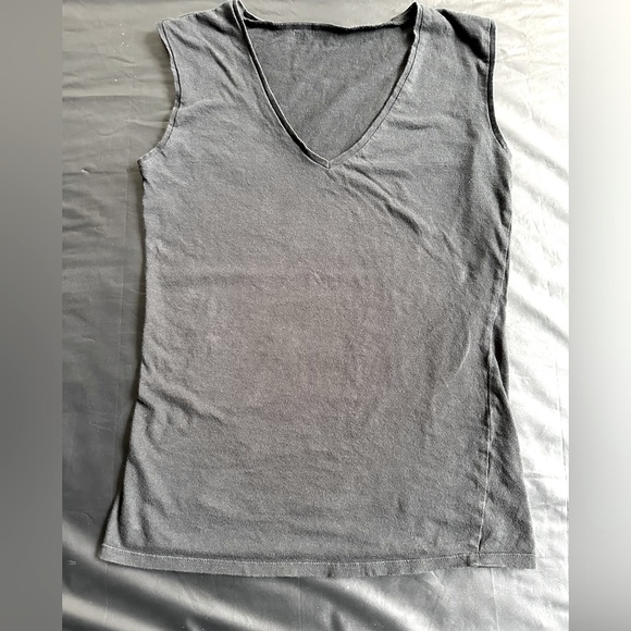 Express v-neck black muscle, tee - Picture 2 of 3